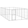 Outdoor Dog Kennel Galvanized Steel 234.4 ftÂ²