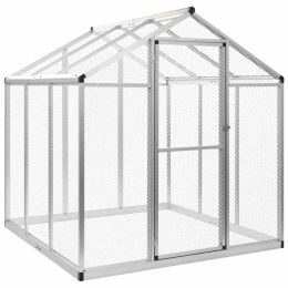 Outdoor Aviary Aluminum 72"x70.1"x76.4"