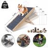 Dog Ramp, 32.6" Long and 11.8" Wide Wooden Folding Portable Pet Ramp