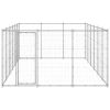 Outdoor Dog Kennel Galvanized Steel 234.4 ftÂ²