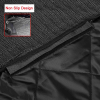 Pet Dog Car Seat Cover Rear BackTravel Waterproof Bench Protector Luxury -Black XH