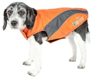 Helios Octane Softshell Neoprene Satin Reflective Dog Jacket w/ Blackshark technology (size: medium)