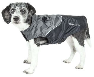 Touchdog Subzero-Storm Waterproof 3M Reflective Dog Coat w/ Blackshark technology (size: large)